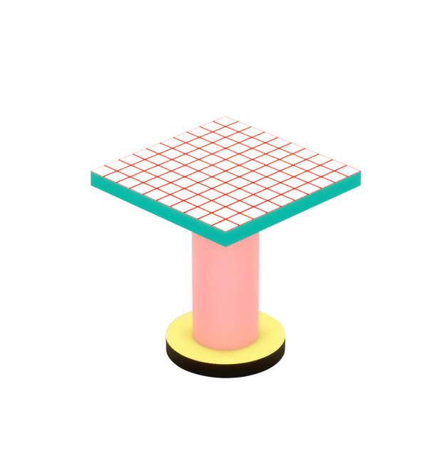 Стол Seletti Superfurniture Superlounge Table Red Grid