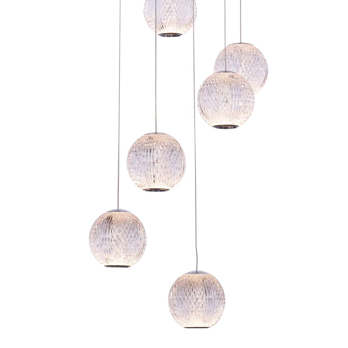 Подвесной светильник Delight Collection Elliot Diamante MD20001012-12A chrome