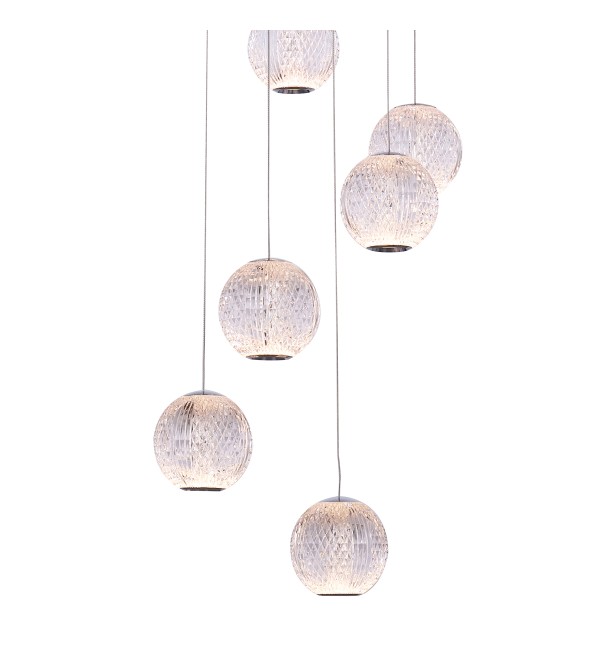 Подвесной светильник Delight Collection Elliot Diamante MD20001012-12A chrome