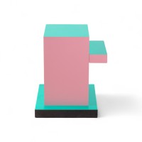 Приставной столик Seletti Superfurniture Supersidetable Red Grid
