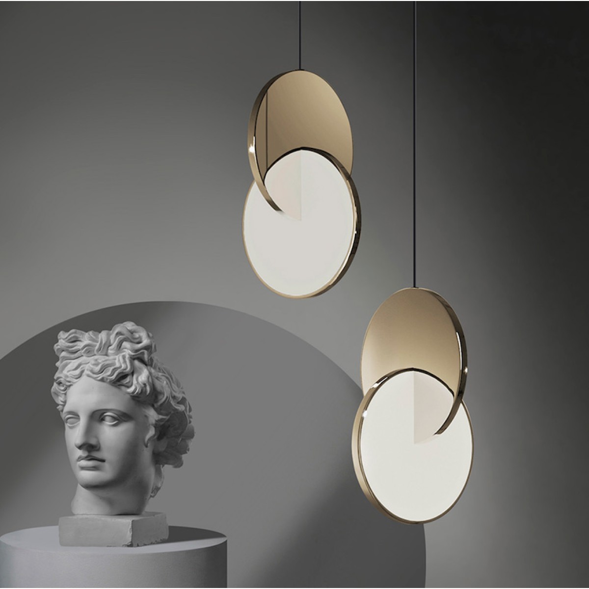 Подвесной светильник Delight Collection Eclipse gold