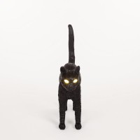 Настольная лампа Seletti Jobby The Cat Black