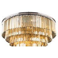 Люстра Delight Collection Odeon 10A chrome/amber