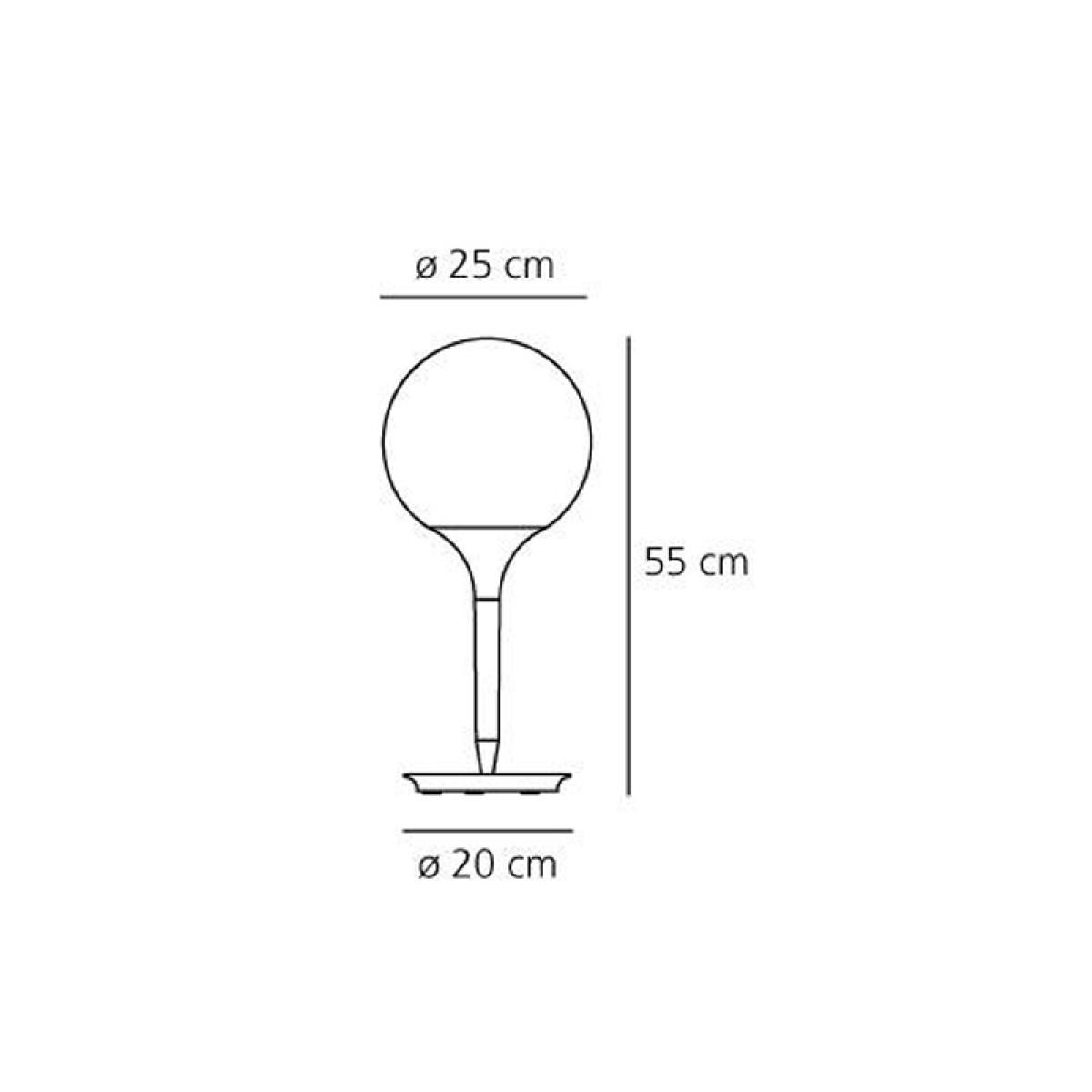 Настольная лампа Artemide Castore 1050010A