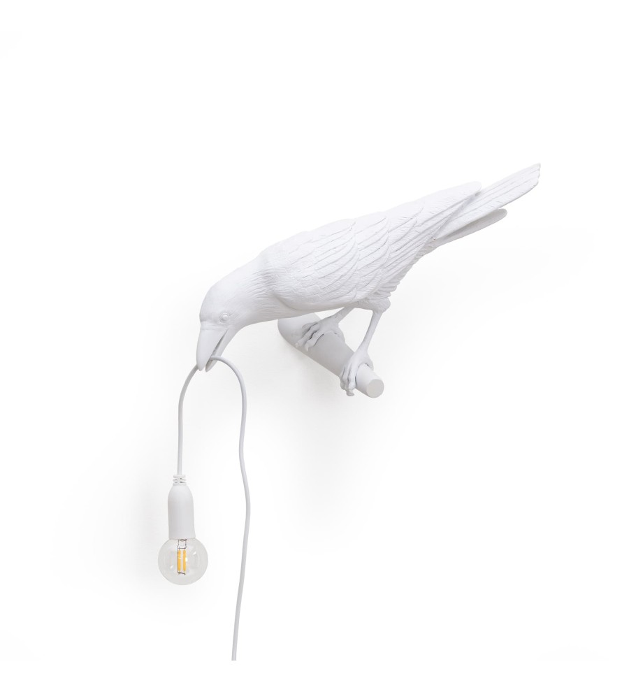 Настенный светильник Seletti Bird Looking Left White
