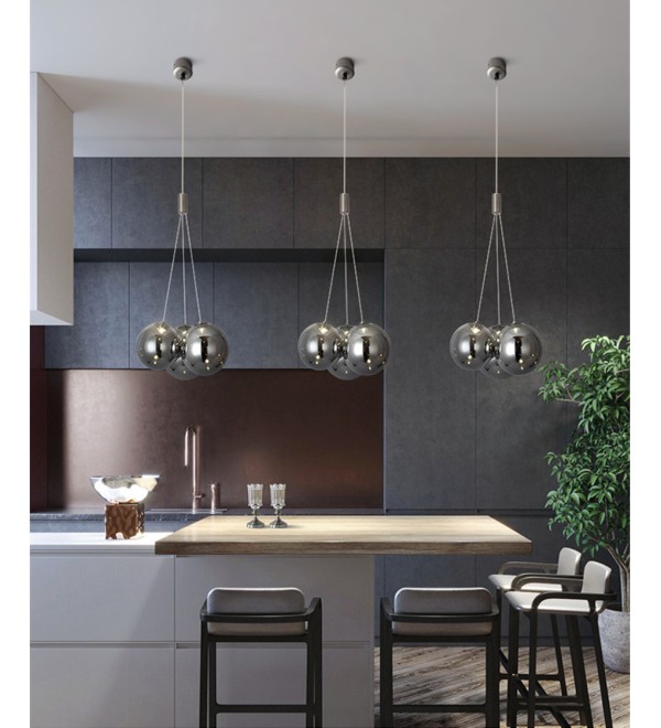 Подвесной светильник Delight Collection 19152P/3 silver
