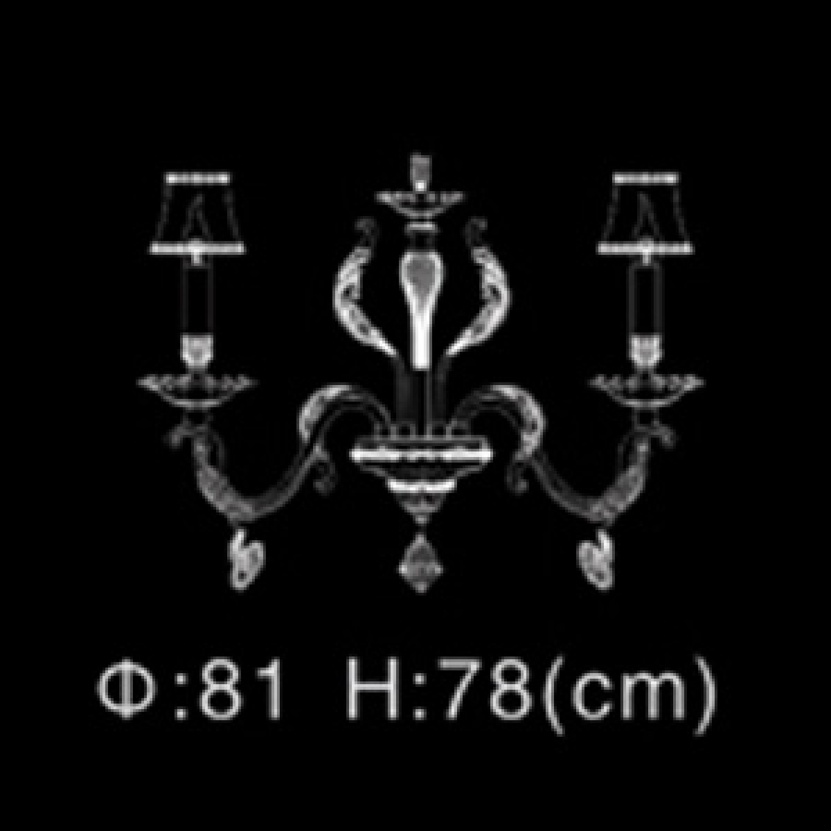 Люстра Illuminati Poly MD102774-8B
