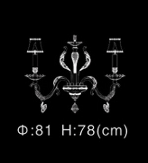 Люстра Illuminati Poly MD102774-8B