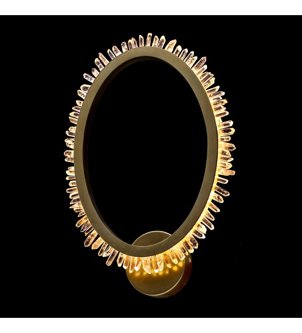 Настенный светильник Delight Collection Quartz Halo MB20020154-1A satin gold