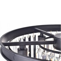 Люстра Delight Collection Odeon 6 black/clear