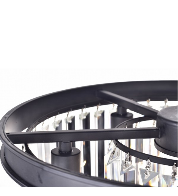 Люстра Delight Collection Odeon 6 black/clear