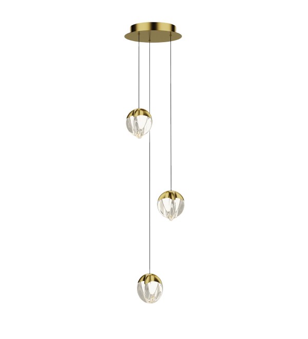 Подвесной светильник Delight Collection MD24001033-3A gold/clear