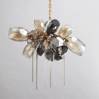 Люстра Delight Collection Britannica 8898P/AL gold/smoky
