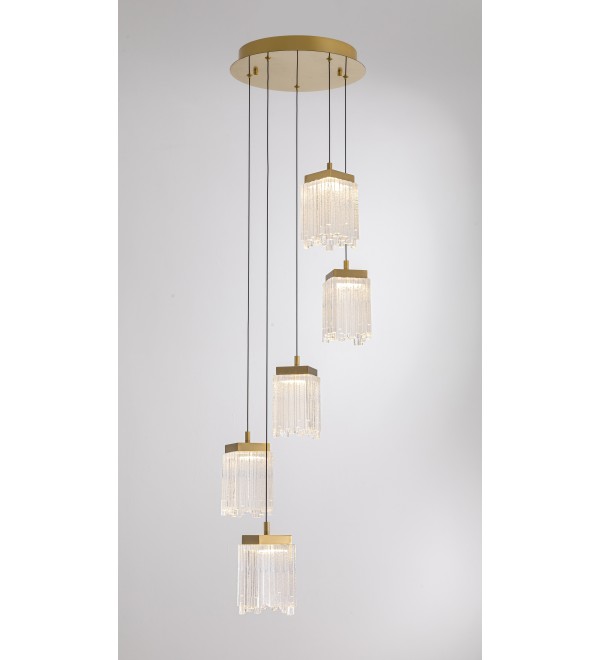 Подвесной светильник Delight Collection MD25020403-5A2 Satin gold