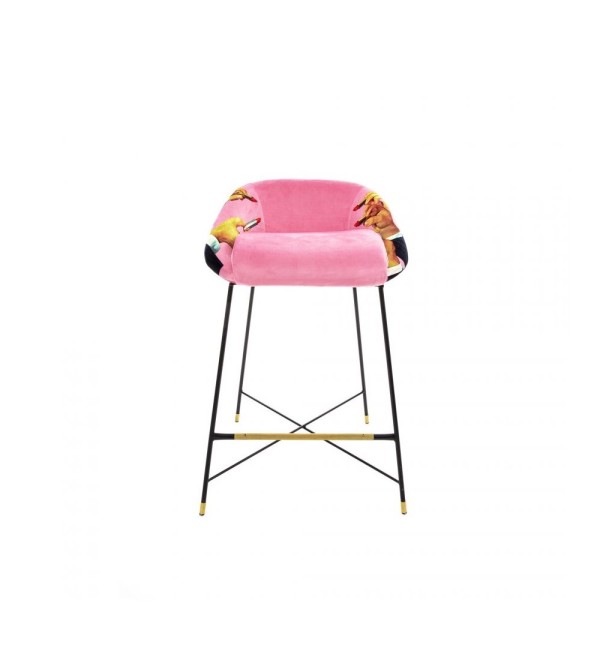 Барный стул Seletti Toiletpaper Furniture Pink Lipsticks