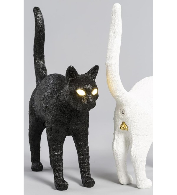 Настольная лампа Seletti Jobby The Cat Black