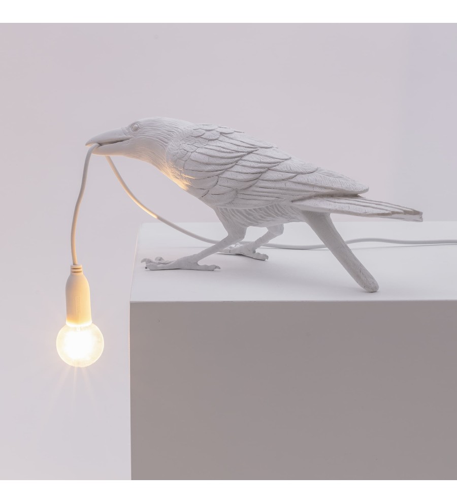 Настольная лампа Seletti Bird Playing White