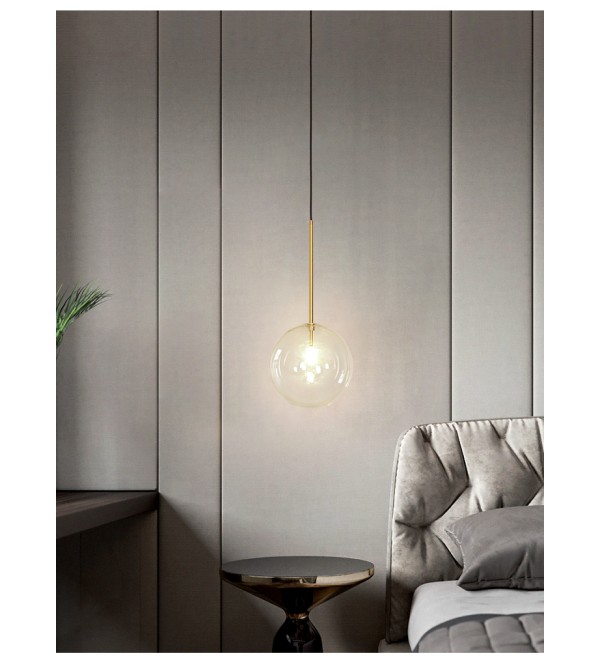Подвесной светильник Delight Collection Ball Sola 9217P/D200 gold
