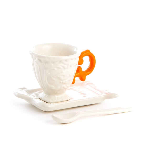 Кофейная пара Seletti I-Wares I-Coffee Orange