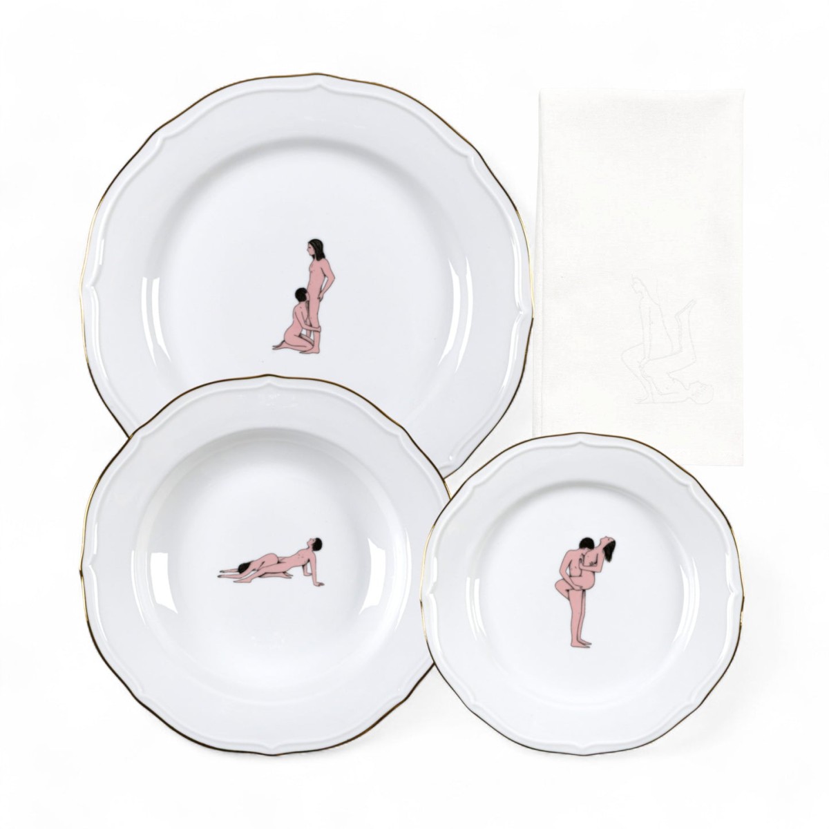 Тарелка Seletti Seikantai5271 SUSPENDED Set of 3