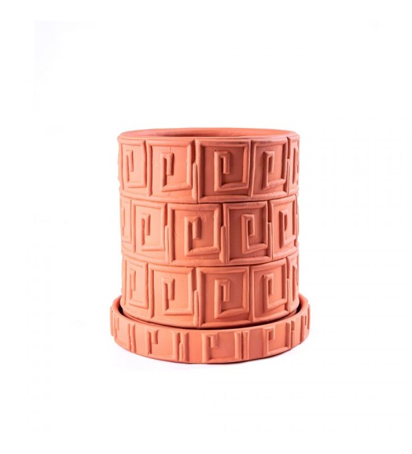 Цветочный горшок Seletti Magna Graecia Greca (кирпичный)