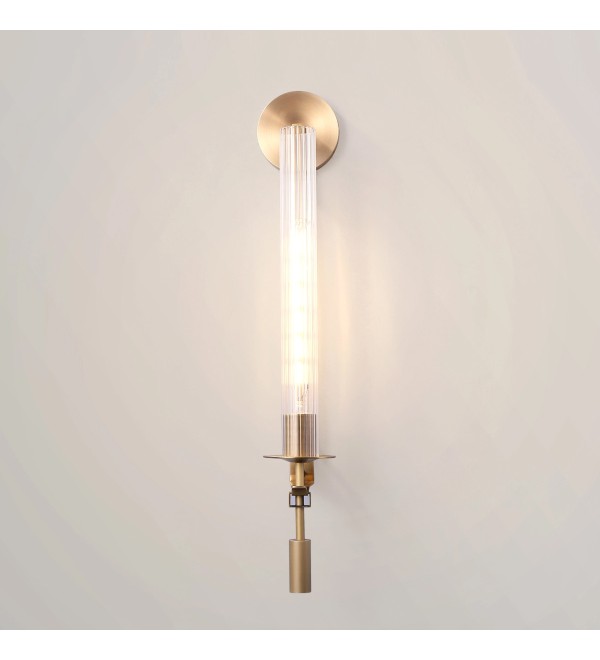 Настенный светильник Delight Collection MT8615-1W antique brass