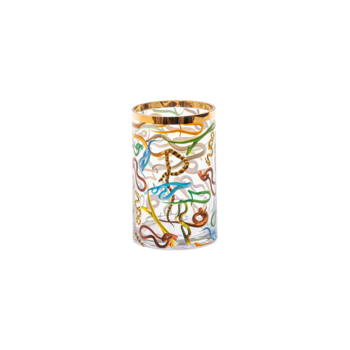 Ваза Seletti Toiletpaper Glass Vase Snakes Small (прозрачный, арт. 14161)