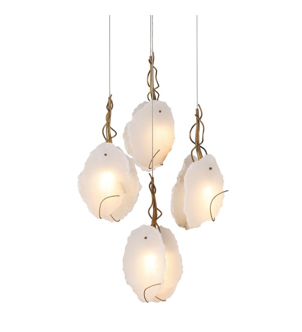 Подвесной светильник Delight Collection RP168421-4 matt gold bronze