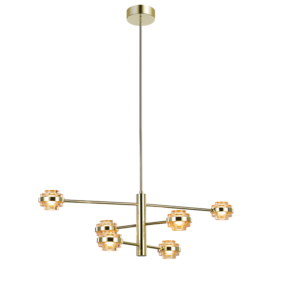 Люстра Delight Collection Indiana MX22030002-6A gold/champagne
