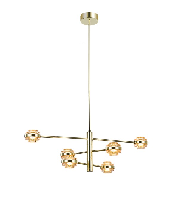 Люстра Delight Collection Indiana MX22030002-6A gold/champagne