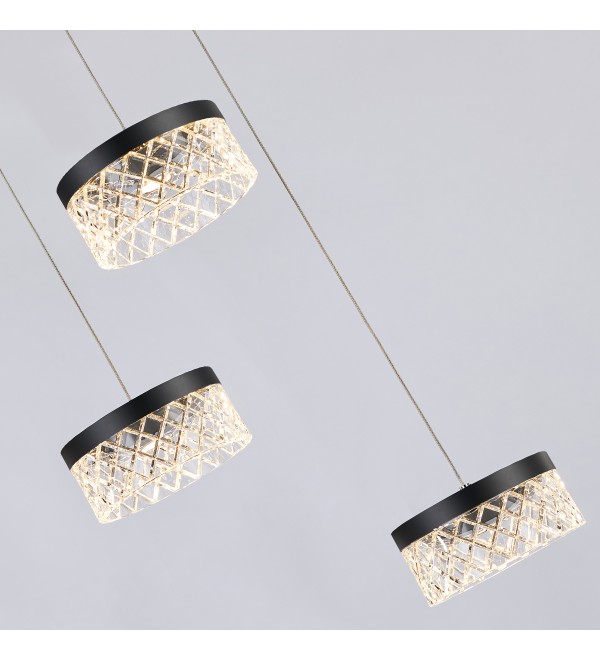 Подвесной светильник Delight Collection Diamond cut MD21020075-3A matt black