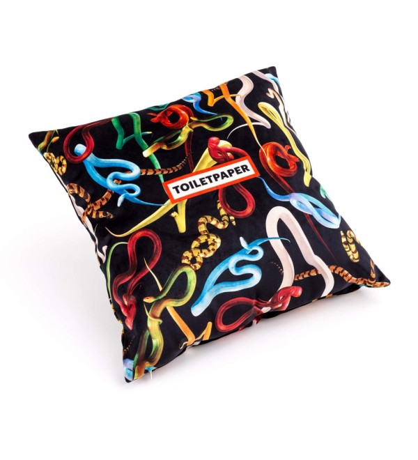 Подушка Seletti Toiletpaper Snakes