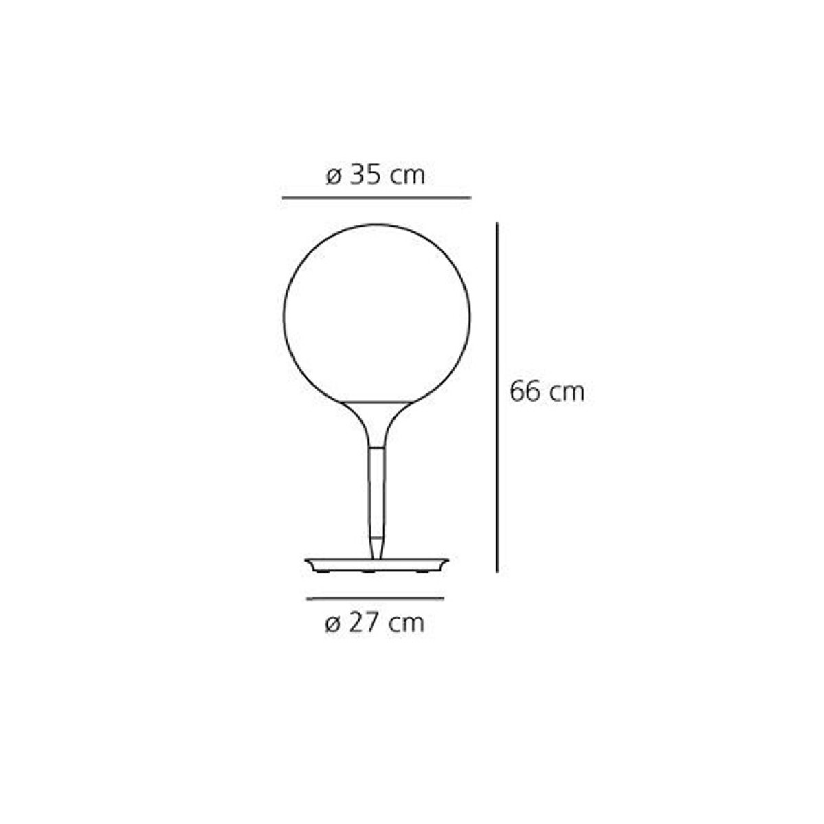 Настольная лампа Artemide Castore 1049010A