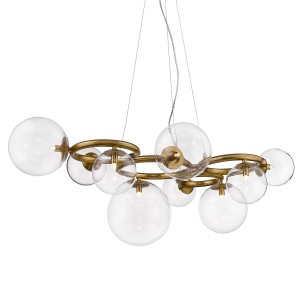 Люстра Delight Collection Puppet P68092-9 brass