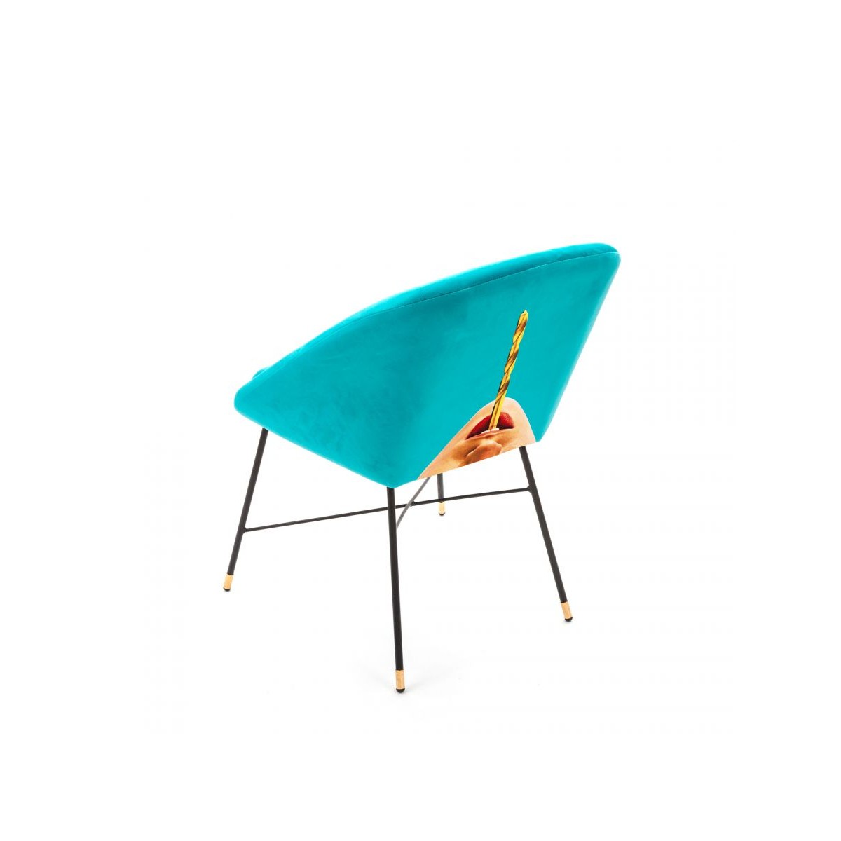 Обеденный стул Seletti Toiletpaper Furniture Drill Double