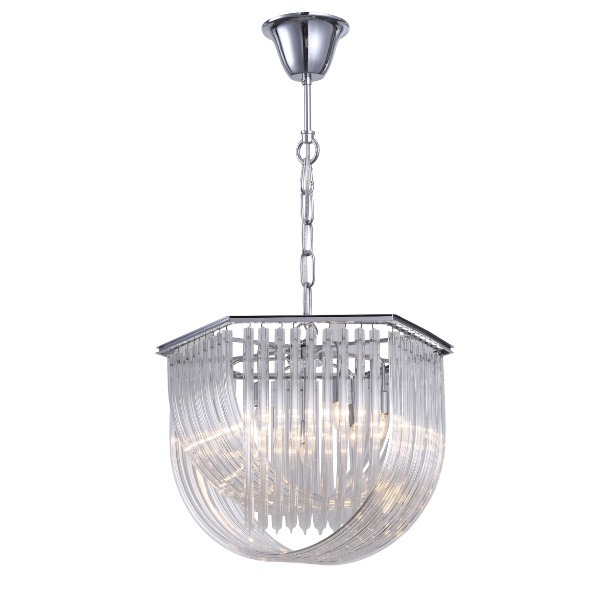 Люстра Delight Collection Murano 7 chrome
