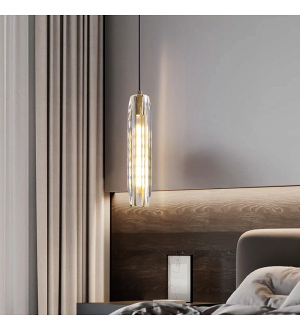 Подвесной светильник Delight Collection MT8851-1H bronze/clear