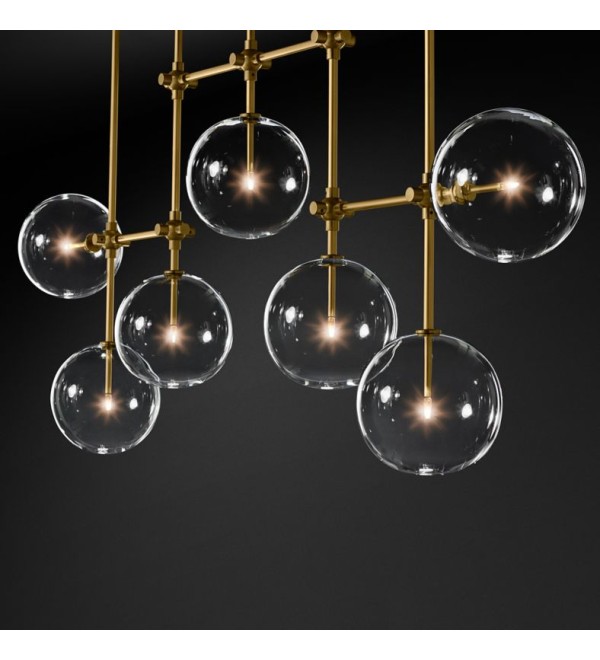 Потолочный светильник Delight Collection Globe Mobile 7A brass