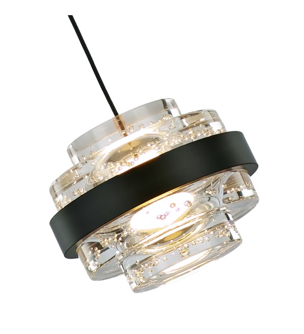 Подвесной светильник Delight Collection Indiana MD22030002-1A black/clear