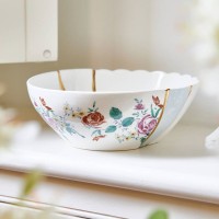 Салатник Seletti Kintsugi (белый, золотой, арт. 09638)