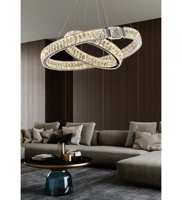 Люстра Delight Collection D8010P/2R/D800+600 silver