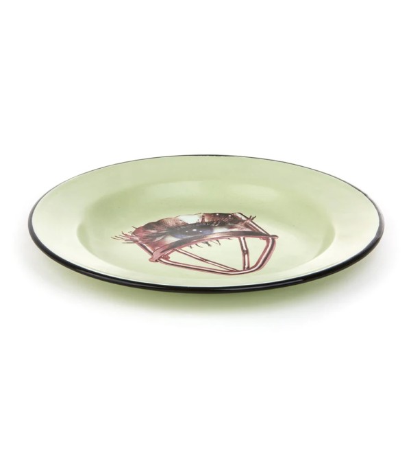 Тарелка Seletti Toiletpaper Enamel Eye