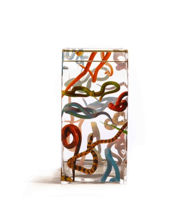 Ваза Seletti Toiletpaper Glass Vase Snakes Big