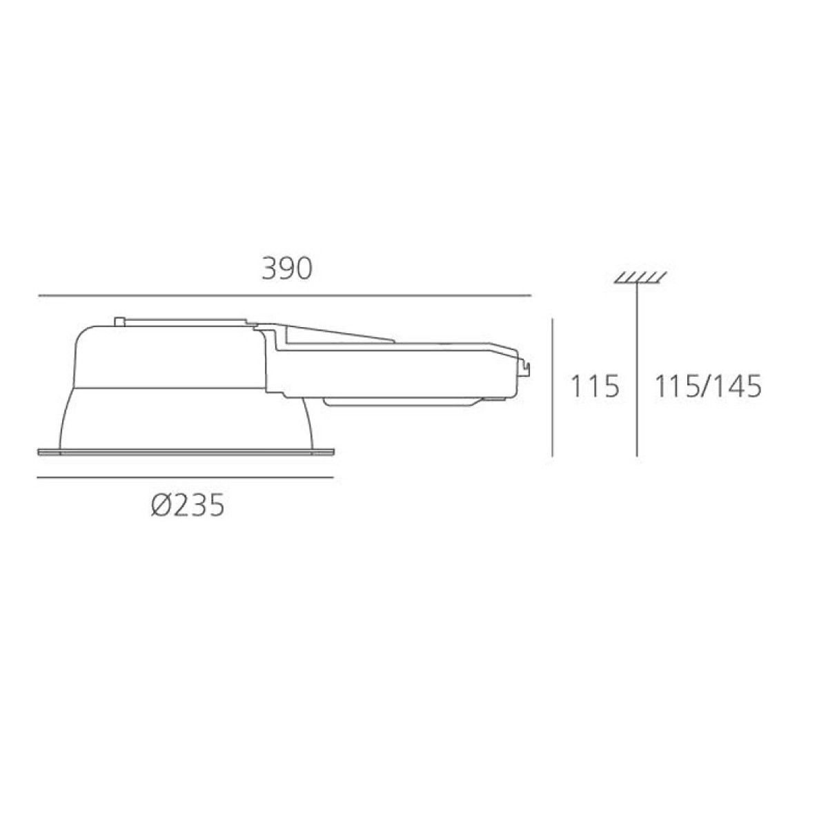Встраиваемый светильник Artemide Luceri L596750