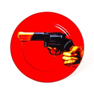 Тарелка Seletti Toiletpaper Porcelain Revolver