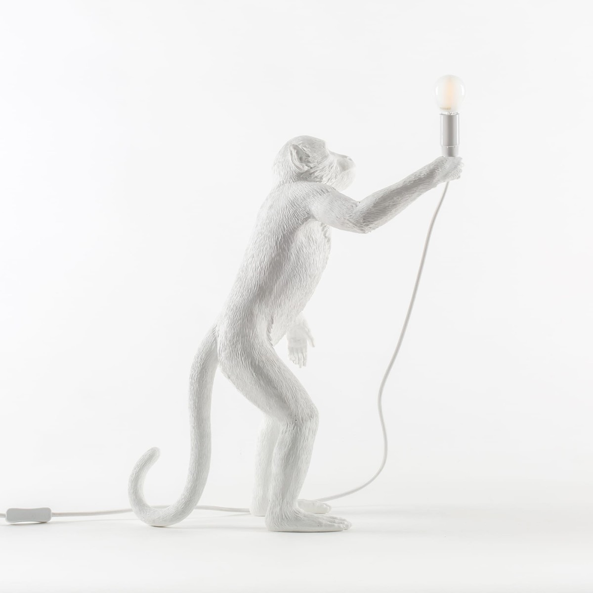 Настольная лампа Seletti Monkey Lamp Standing (белый)