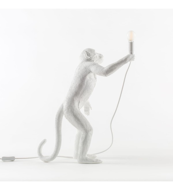 Настольная лампа Seletti Monkey Lamp Standing (белый)