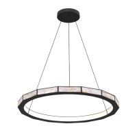 Подвесной светильник Delight Collection MD26030030-1B Matt black / Spanish Alabaster