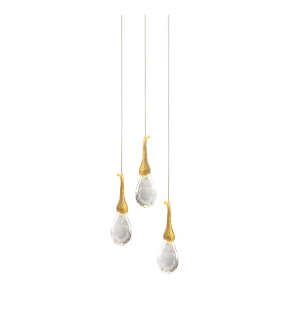Подвесной светильник Delight Collection Seed OMG07287-3 gold