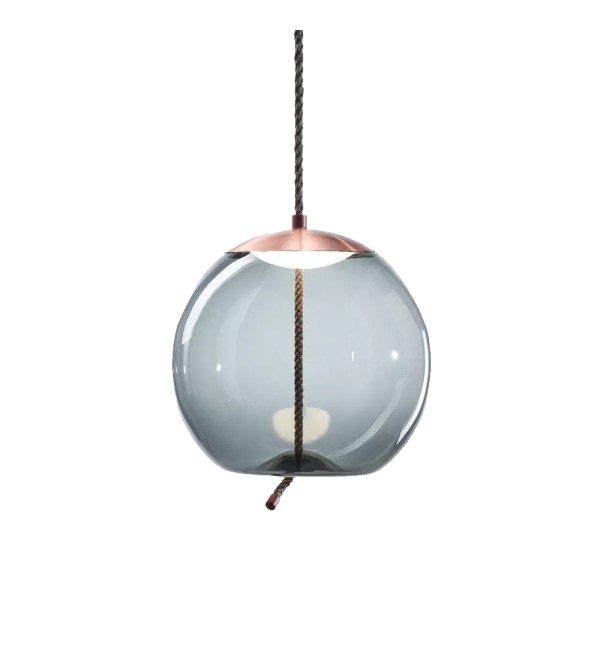 Подвесной светильник Delight Collection Knot C copper/blue